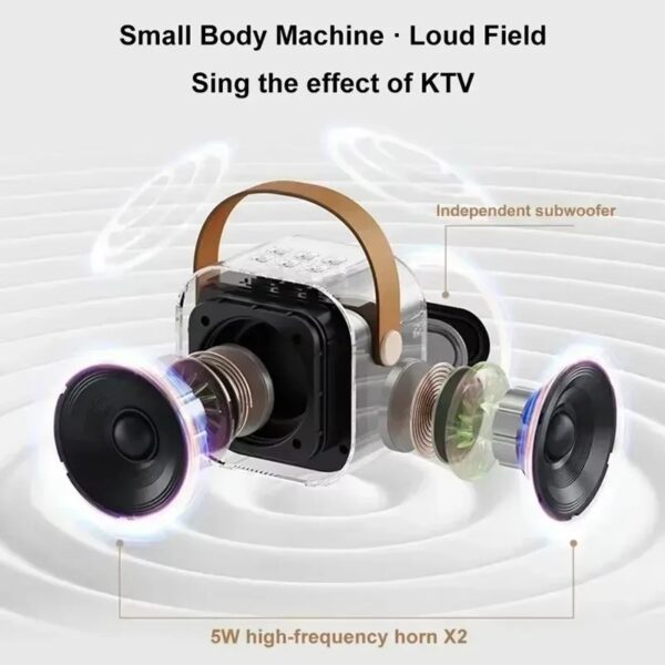 Karaokê wireless-audio-speaker-system-k12 4